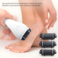 Set accesorii pentru Pila electrica pentru talpi si calcaie IMA Trend, 3 role, Indepartare piele moarta - 4