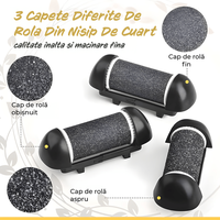 Set accesorii pentru Pila electrica pentru talpi si calcaie IMA Trend, 3 role, Indepartare piele moarta - 5