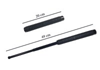 Set Baston cu electrosoc, Police X8 si baston telescopic Police, 50 cm, cadou spray paralizant - 3