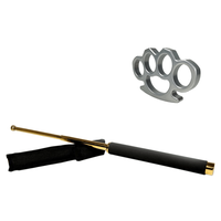 Set baston telescopic 65 cm auriu + box argintiu 0.5 cm grosime - 7