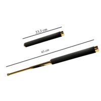 Set baston telescopic 65 cm auriu + box negru model 2017 - 5