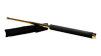 Set baston telescopic 65 cm auriu + pumnal craniu - 8