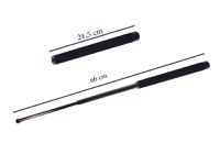 Set baston telescopic 66 cm + box argintiu 1 cm grosime - 7