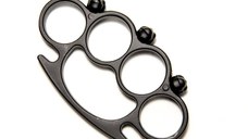 Set baston telescopic 66 cm + box craniu negru