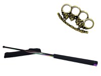 Set baston telescopic 66 cm + box craniu - 3
