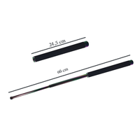 Set baston telescopic 66 cm + box negru 0.5 cm grosime - 2