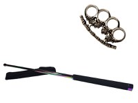 Set baston telescopic 66 cm + pumnal craniu - 6