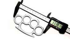 Set baston telescopic din otel, argintiu, 64 cm + box argintiu 0.5 cm grosime
