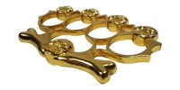 Set baston telescopic din otel, argintiu, 64 cm + box-rozeta craniu auriu - 5