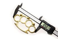 Set baston telescopic din otel, argintiu, 64 cm si box craniu auriu - 5