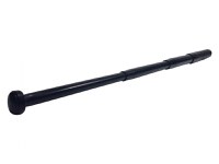 Set baston telescopic din otel, negru, 64 cm + box negru model nou - 2