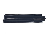 Set baston telescopic din otel, negru, 64 cm + box-rozeta craniu auriu - 3