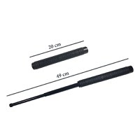 Set baston telescopic Police, 49 cm + box argintiu 0,5 cm grosime - 7