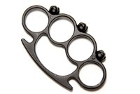 Set baston telescopic Police, 49 cm + box craniu negru - 3