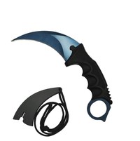 Set briceag butterfly, multicolor, 25 cm si cutit karambit, Rainbow, 19 cm, Otel inoxidabil - 4