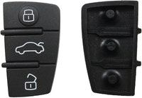 Set Butoane Cauciuc Techstar pentru Cheie Audi A3, A4, A5, A6, A8, Q5, Q7 - cu 3 Butoane - 4