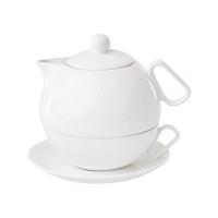Set ceainic, ceasca si farfurie, 3 piese, AMBITION Salsa - 1