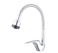Set chiuveta masca ,inox,cuva stanga ,Raulconstruct ,80x50 cm,baterie lebada flexibila cu  sifon de scurgere - 3