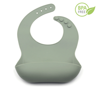 Set Complet Diversificare din Silicon, Farfurie cu Tacamuri, Bavetica, Cana-Pahar, Bol cu Lingura si Furculita, Olive - 11