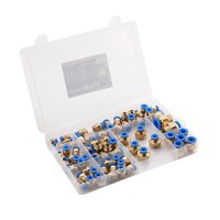 Set conectori pneumatici rapizi filetati, Kraft&Dele, 72 piese 4–16 mm, KD5853 - 8