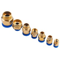 Set conectori pneumatici rapizi filetati, Kraft&Dele, 72 piese 4–16 mm, KD5853 - 4