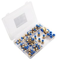 Set conectori pneumatici rapizi filetati, Kraft&Dele, 72 piese 4–16 mm, KD5853 - 2