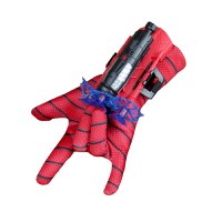Set costum Iron Spiderman IdeallStore®, New Era, rosu, 7-9 ani, manusa cu ventuze si masca LED - 10
