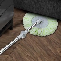 Set cu mop rotativ si galeata dreptunghiulara, Tija ajustabila, SMYY-03, Gri - 1