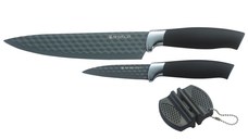 Set cutite, 3 piese, include ascutitor cutite, AMBITION Diamond
