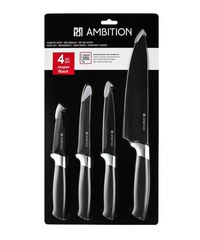 Set cutite, 4 piese, AMBITION Jasper Black - 2