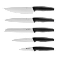 Set cutite, 6 piese, in suport lemn maro, AMBITION Aspiro - 2