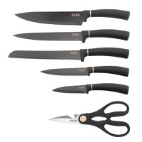 Set cutite + Ustensile de bucatarie Zass Gourmet ZG-KS 03, negru - 5