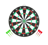 Set Darts cu 6 Sageti incluse,  38,1cm, doua fete, design clasic THK® - 5