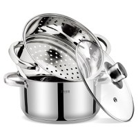 Set de gatit sub Aburi din Inox Zass Gourmet ZG-SSS 01, inox - 4