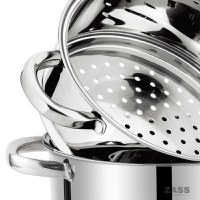 Set de gatit sub Aburi din Inox Zass Gourmet ZG-SSS 01, inox - 5