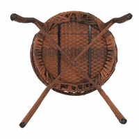 Set de gradina din rattan  1 + 2, maro, JARUB - 17