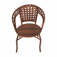 Set de gradina din rattan  1 + 2, maro, JARUB - 12