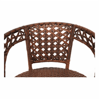 Set de gradina din rattan  1 + 2, maro, JARUB - 18