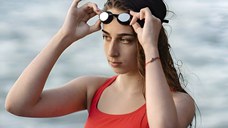 Set de Inot Ochelari Anti-Aburire si Protectie UV,  Dopuri Urechi Moi Ajustabile, Cleste Nas, Marime Curea Reglabila