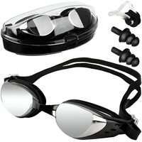 Set de Inot Ochelari Anti-Aburire si Protectie UV,  Dopuri Urechi Moi Ajustabile, Cleste Nas, Marime Curea Reglabila - 5