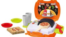 Set de Pizza pentru Copii, Valiza Portabila cu 21 Piese, My Carry Along Pizza Shop, XS-14071B