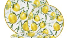 Set de Veselă Limone di Lusso - 12 Piese pentru 4 Persoane