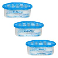 Set dezumidificator pasiv cleanair, fragrance free, capacitate 100g, 3 bucati - 3