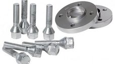 Set Distantiere Roti Auto 5x120 - 20mm cu Butuc 72.6 si Prezoane M14 pentru BMW X6 E71