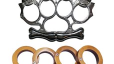 Set doua boxuri autoaparare IdeallStore® Nevermore, otel inoxidabil, multicolor