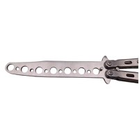 Set doua briceaguri fluture de antrenament IdeallStore®, Rainbow Distortion, otel inoxidabil - 9