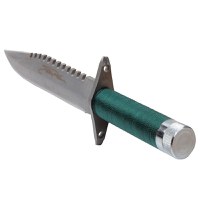 Set doua Cutite de vanatoare , Tactical Knife, IdeallStore®, otel inoxidabil, verde, 35 cm - 7