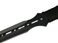 Set doua sabii de vanatoare IdeallStore®, Red Ronin si Dao Blade, otel inoxidabil, negru, teaca inclusa - 6