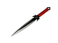Set doua sabii de vanatoare IdeallStore®, Red Ronin si Dao Blade, otel inoxidabil, negru, teaca inclusa - 13