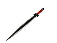 Set doua sabii de vanatoare IdeallStore®, Red Ronin si Dao Blade, otel inoxidabil, negru, teaca inclusa - 9